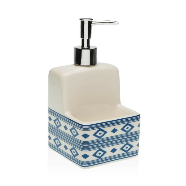 Dozownik do mydła ceramicznego Versa Manacor Blue Dolomite